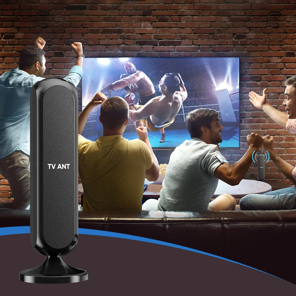 HIDB TV Antenna Digital for Smart TV HD Antena Indoor 4K 360° Signal Amplified Indoor TV Antenna for Easy Long Range Reception Installation No Monthly Bill Ultra Long Reception Distance TV Antenna for Local Channels ,Deals for You Days，Summerwins Summerwi