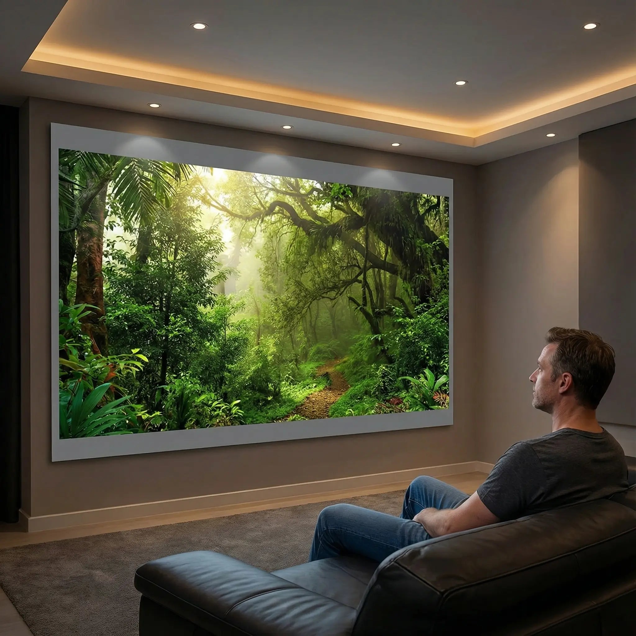 100Inch 4K UHD Anti-Light Foldable Portable Projector Scree (Front View Provides Optimal Clarity) for Home Theater Party Office Classroom Outdoor Indoor Movie Projection Screen 120Inch